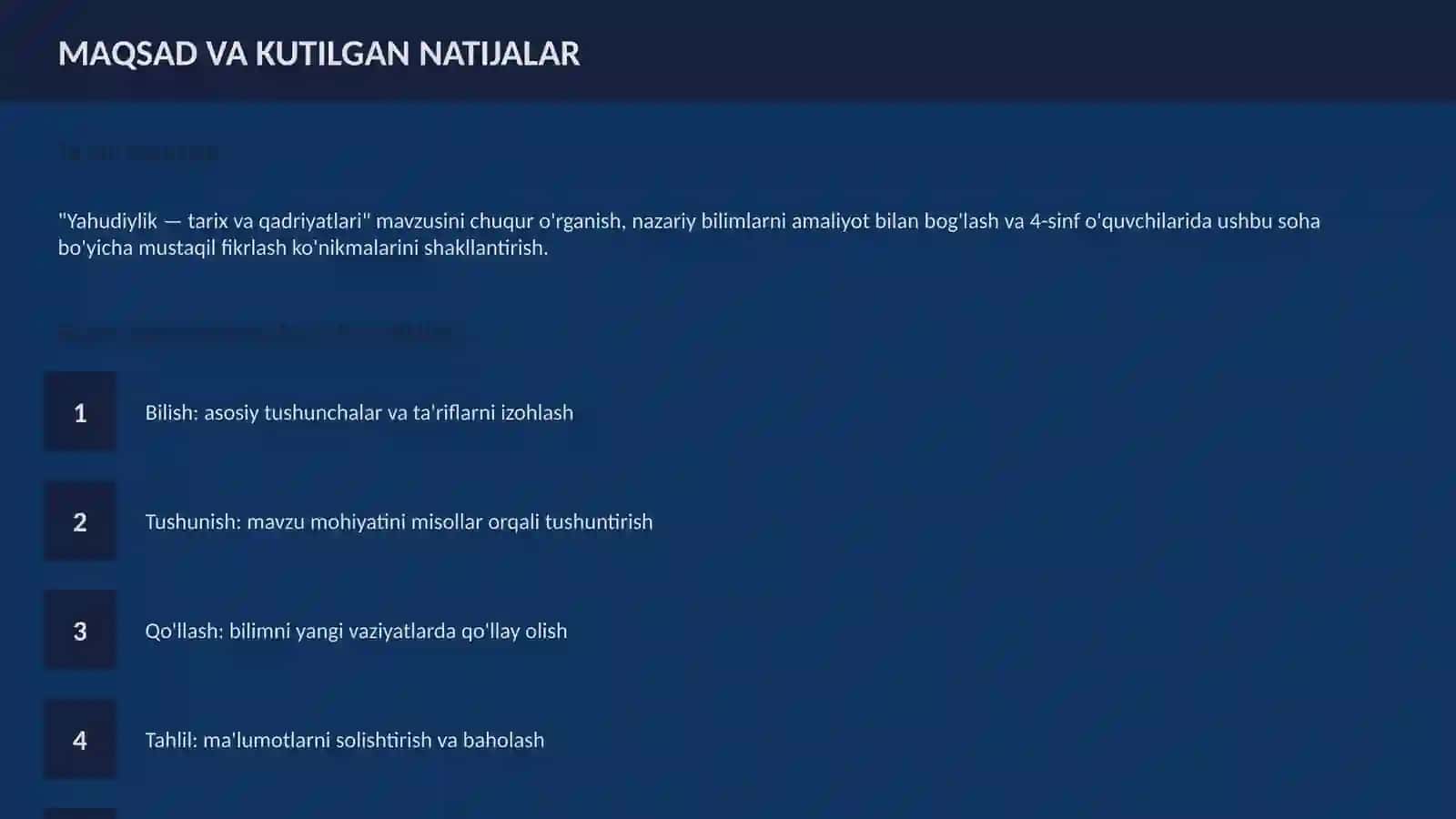 Yahudiylik — tarix va qadriyatlari 3