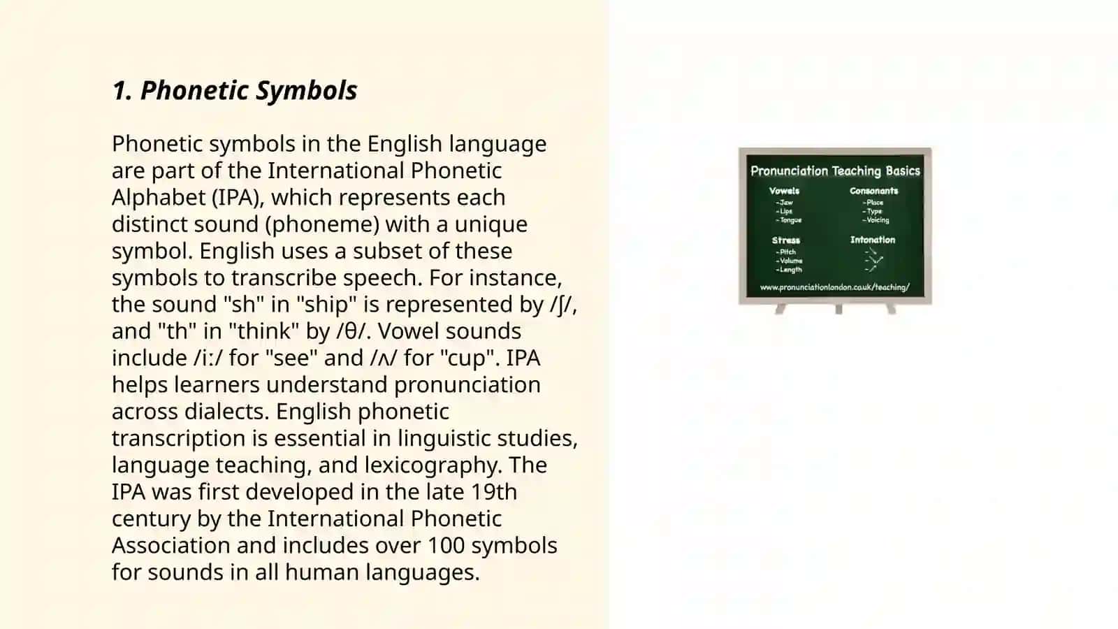 Learning pronunciation 3