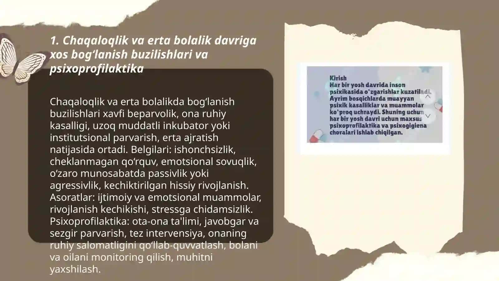 Yosh davrlariga xos psixik kasalliklar, psixoprofilaktika va psixogigiyenasi 3