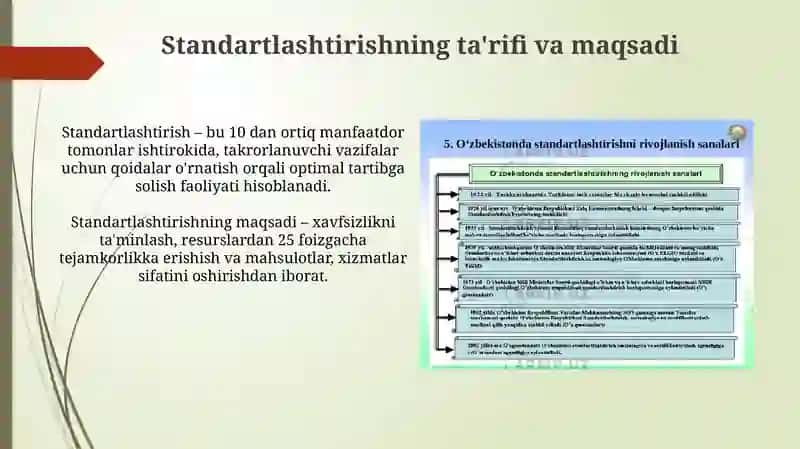 Standartlashtirishning asosiy tamoyillari 3