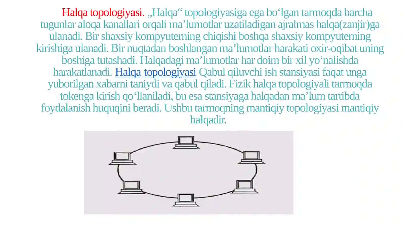 Yulduzcha topologiyasi 3