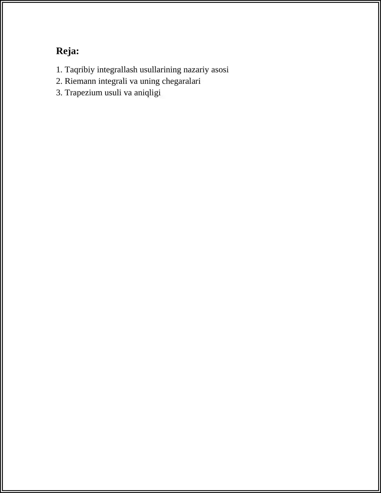 Taqribiy integrallash usullari 3