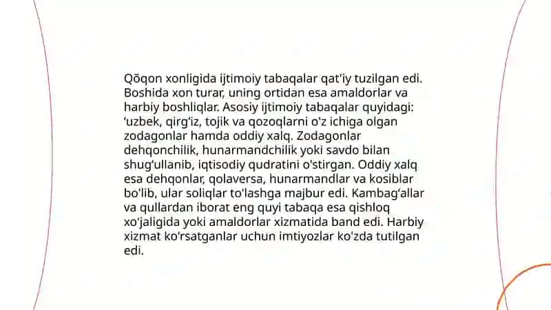 Qõqon xonligida ijtimoiy tabaqa 3