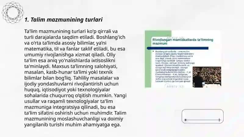 Talim mazmuni talim metodlari va vositalari 3