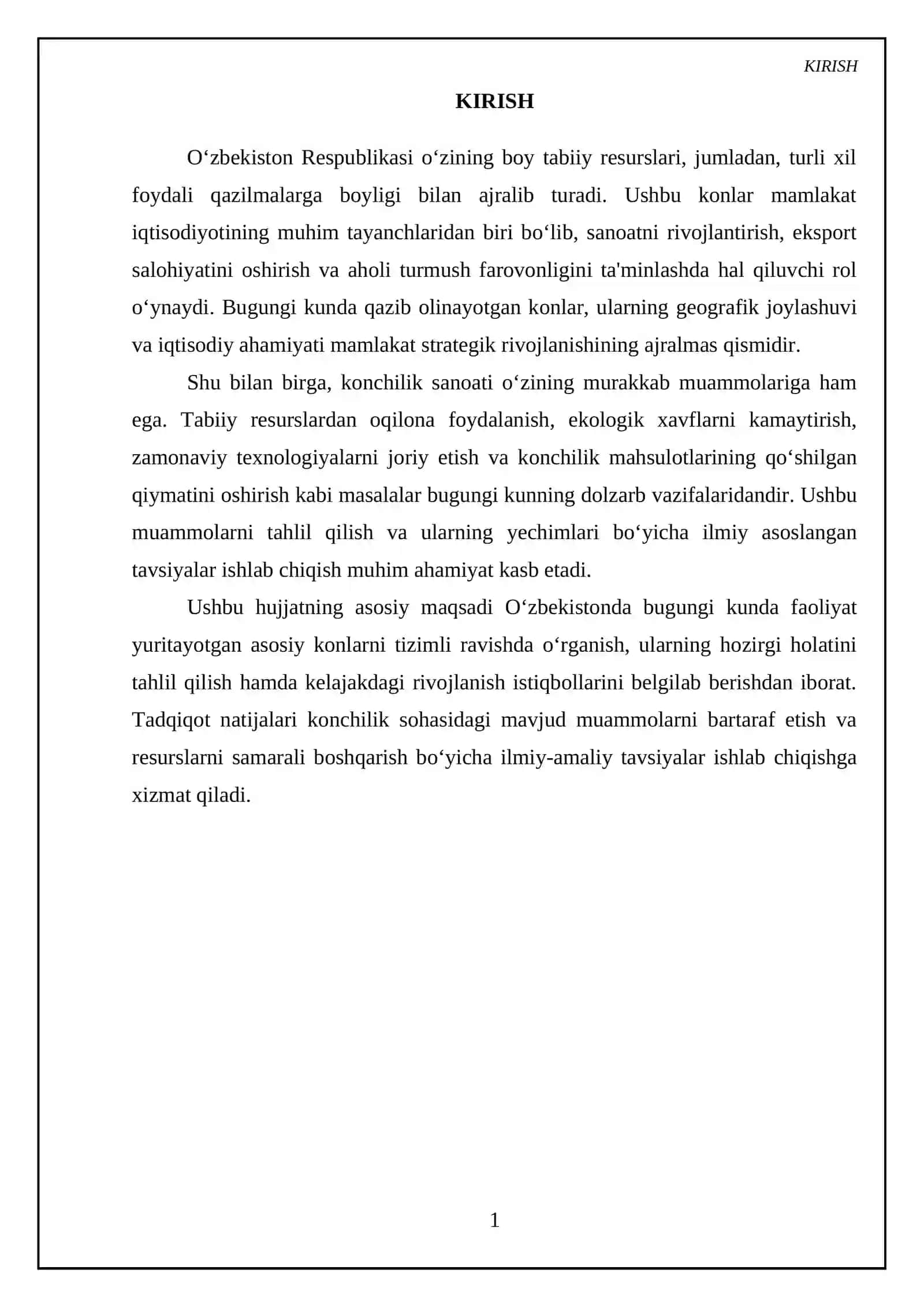 O'zbekistonda bugungi kunda qazib olinayotgan konlar 3
