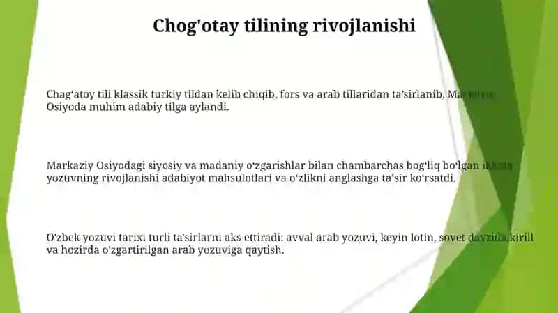 O'lka yozuvlari tarixi 3