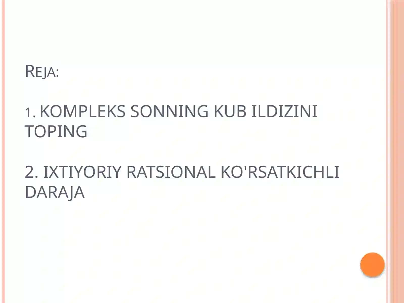 Nizomiynomidagi TDPU101-FA kechkiguruhtalabasi Xaydarova Vaziraning Matematika analiz fanidan Mustaqilishi 3