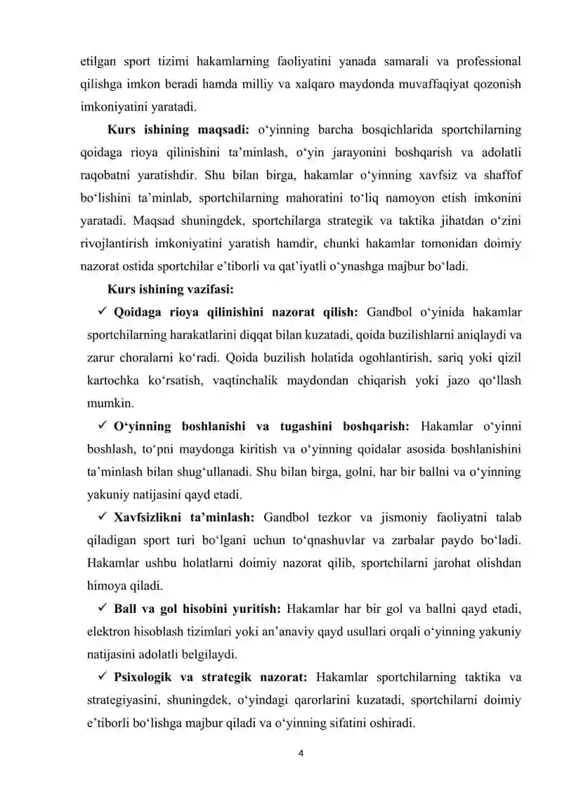 Gandbol oʻyinida xakamlar vazifasi 3