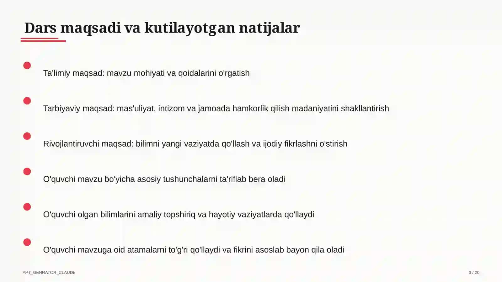 Sun'iy intellekt yordamchisi bilan dars ishlanmasi tuzish (2026) 3