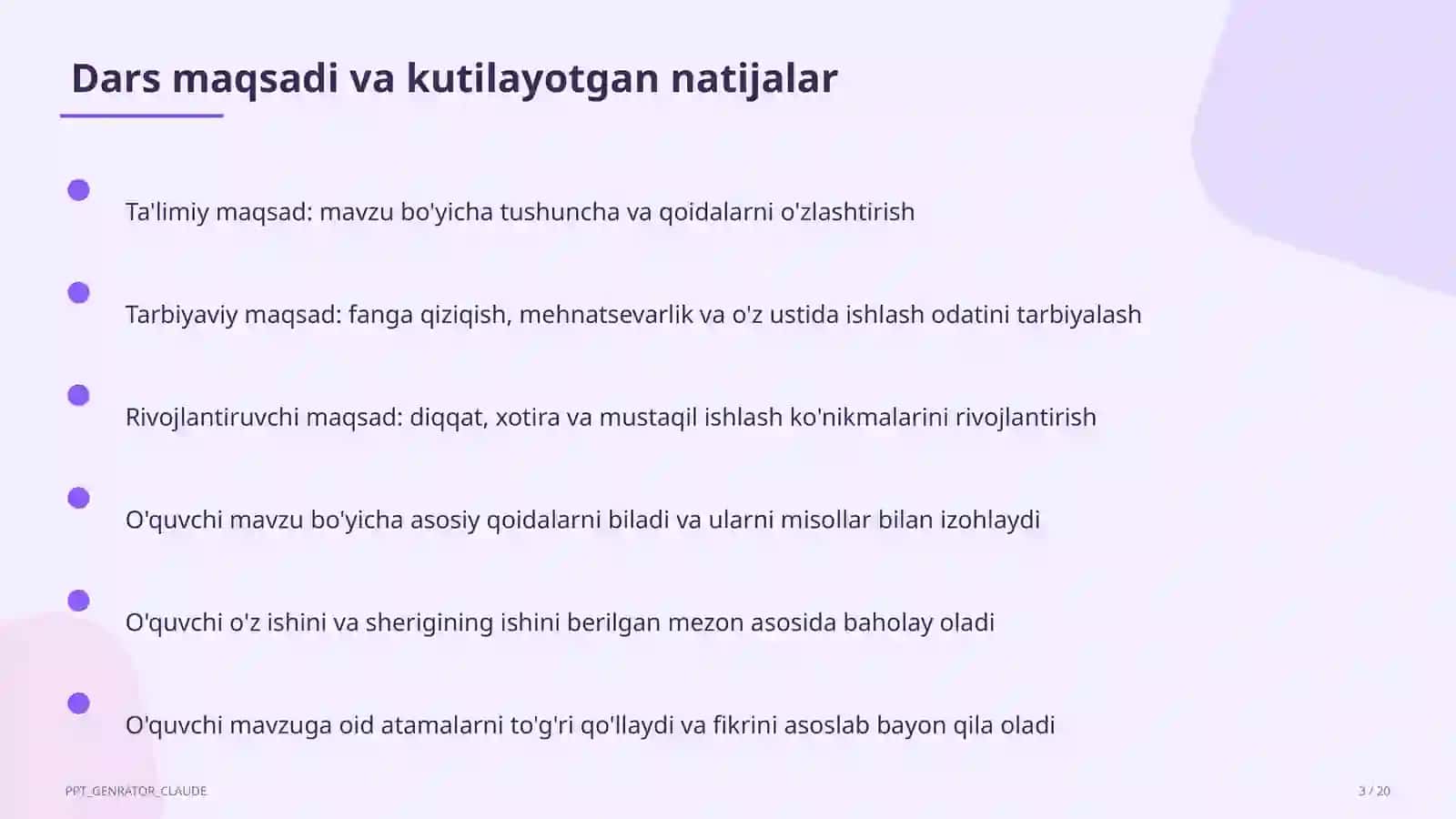 Natural sonlar va ular ustida amallar (5-sinf) 3