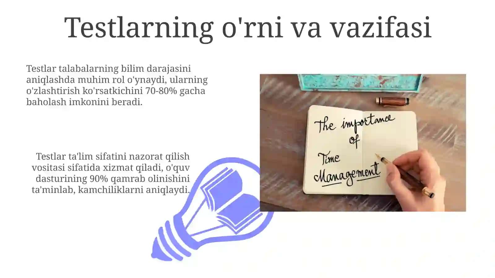 Testologiya haqidagi maqollar 3