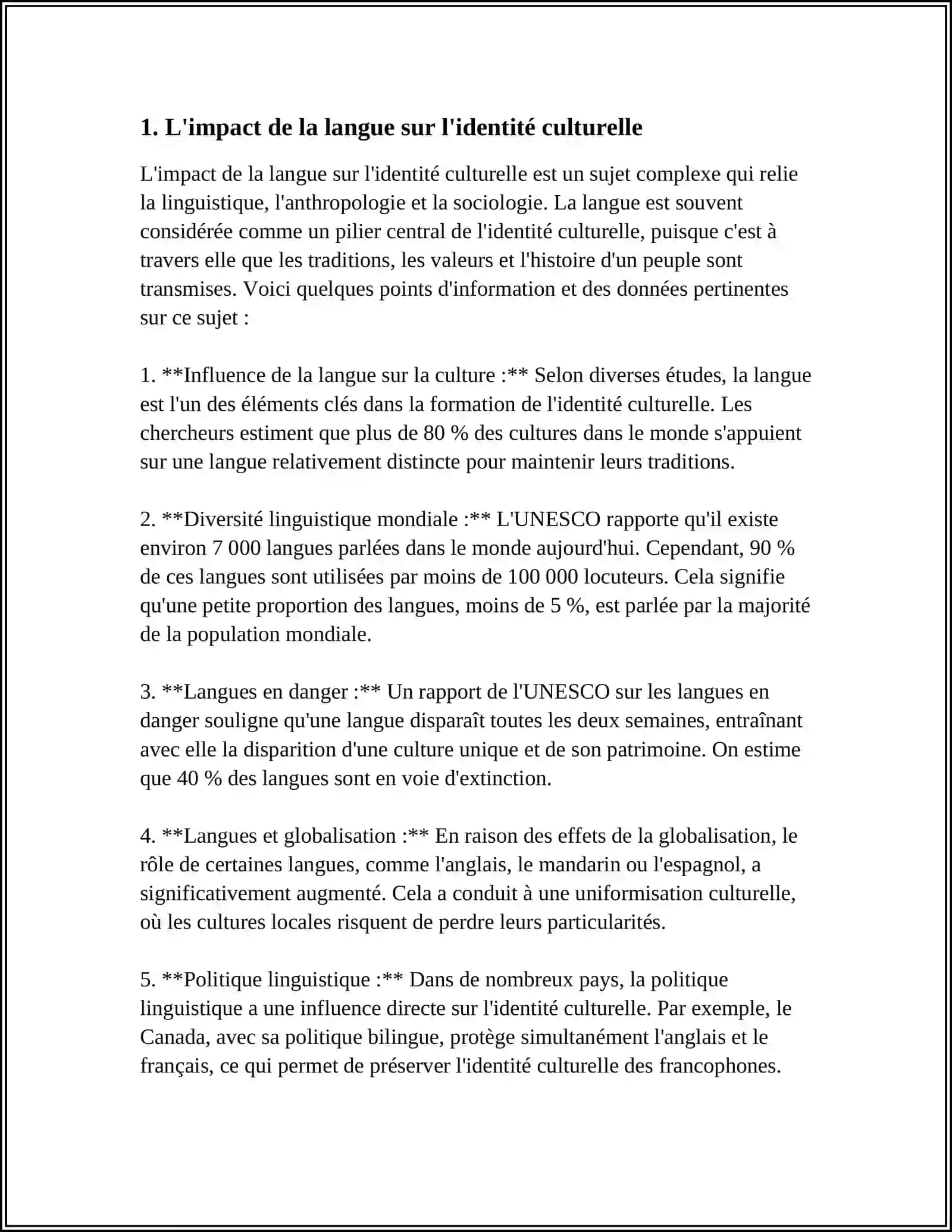 LE LIEN ENTRE LANGUE ET CULTURE 3