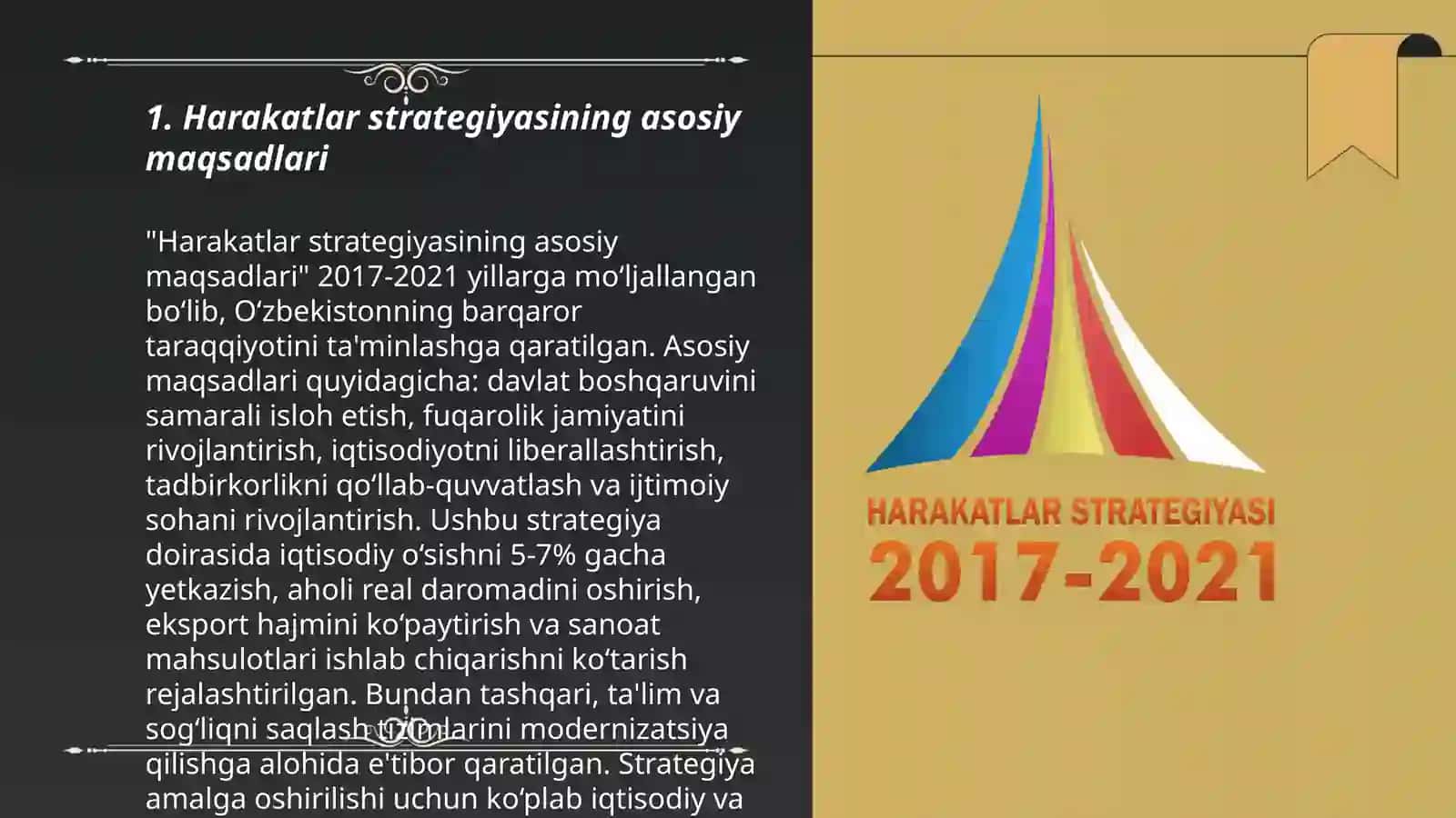 Harakatlar strategiyasidan taraqqiyot strategiyasi sari 3
