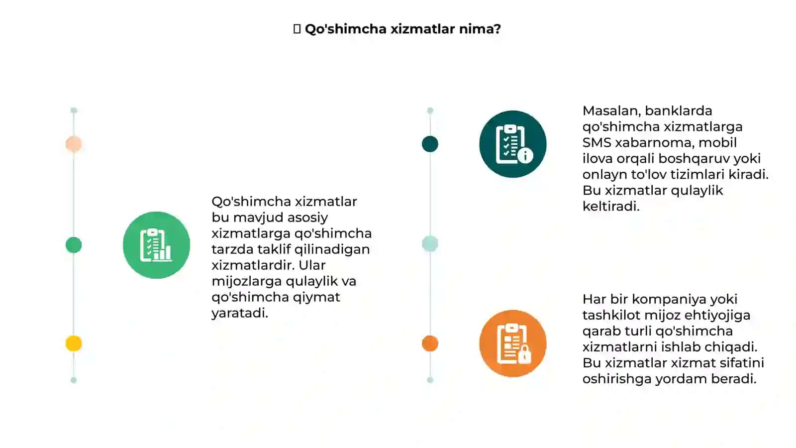 Qo'shimcha xizmatlar 3