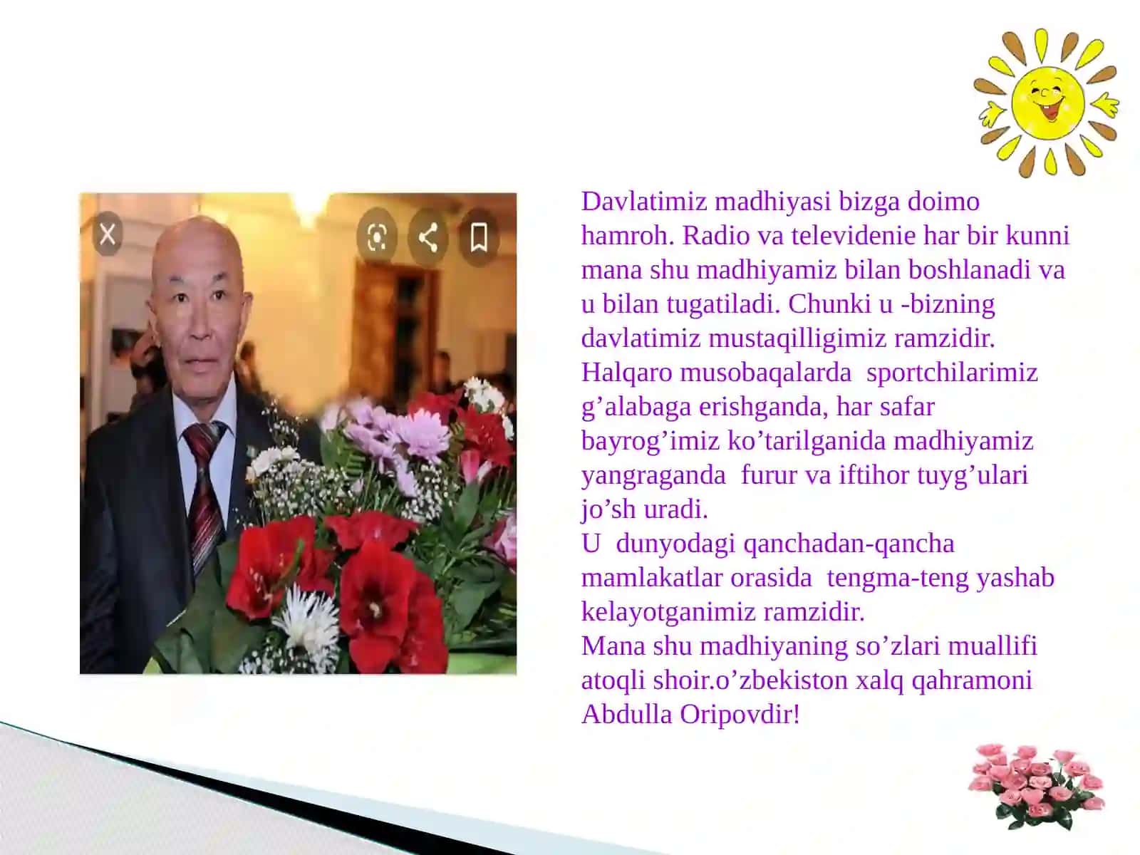Abdulla Oripovning hayoti va ijodi 3