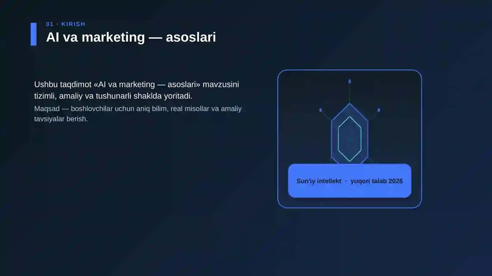 AI va marketing — asoslari 3