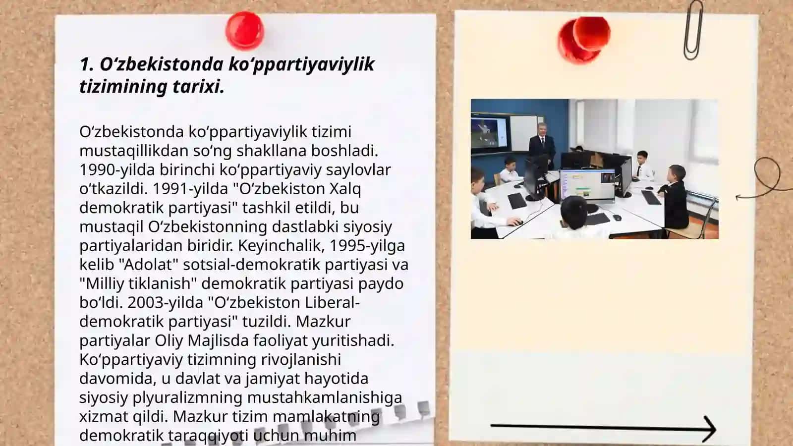 Oʻzbekistonda koʻppartiyaviylik tizimining shakllanishi va uning ahamiyati 3