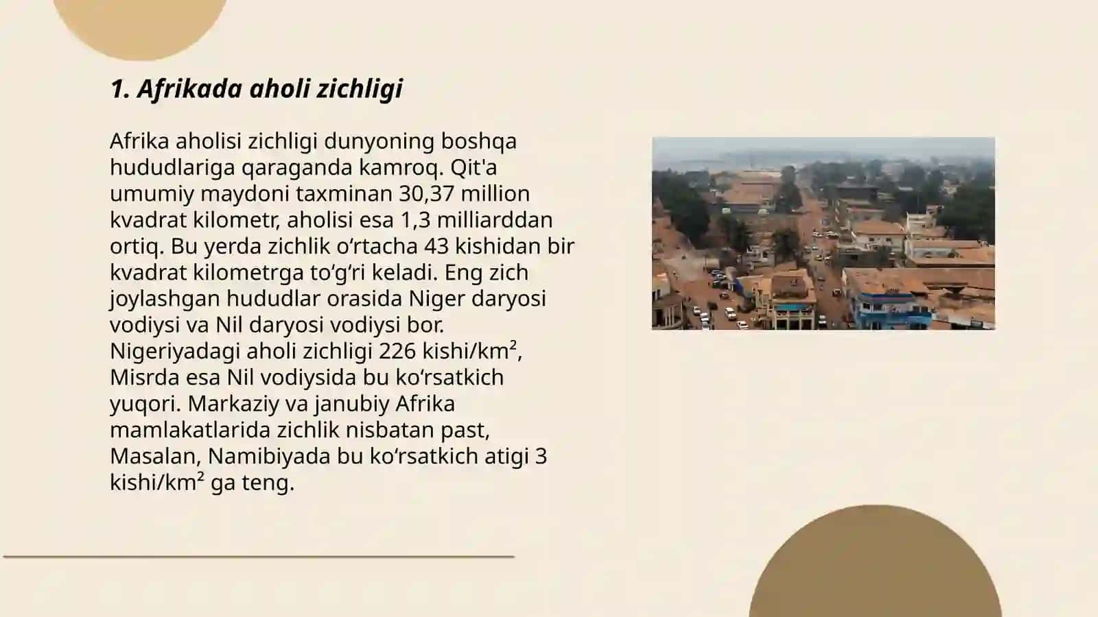 Afrika aholisi 3
