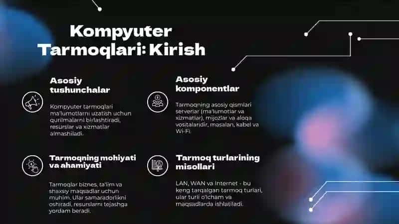 Kompyuter Tarmoqlari: Kirish 3