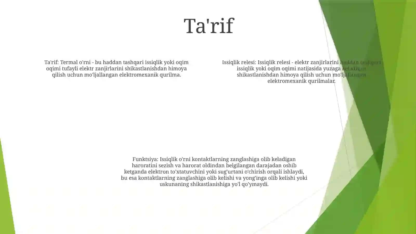 IssiqlikRelesi 3