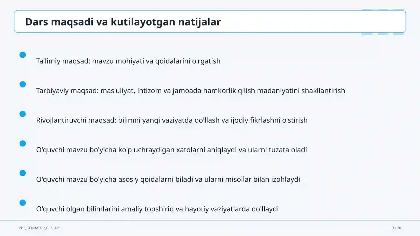 Haykaltaroshlik: loydan shakl yasash (4-sinf) 3