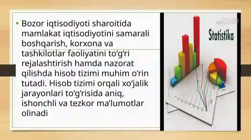 Operativ texnik hisob va statistika hisoblarining mohiyati va xalqaro oid ahamiyati 3