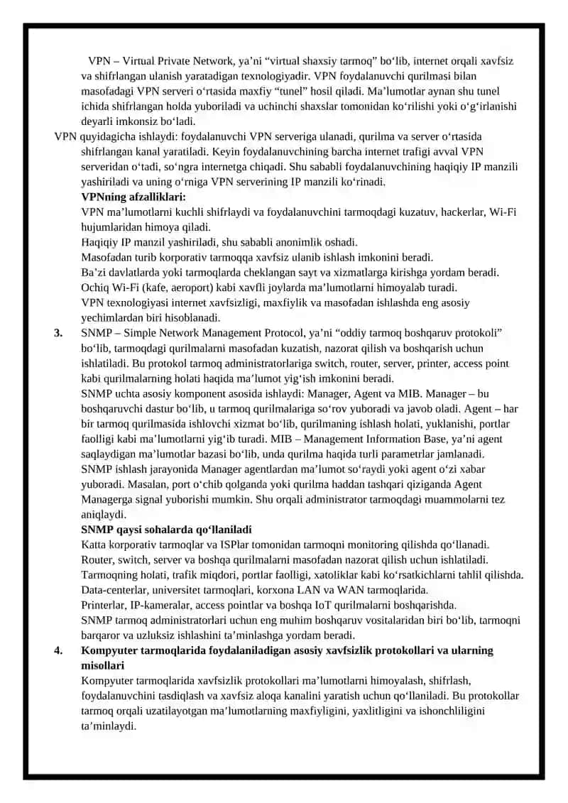 Komputer tarmoqlari 3