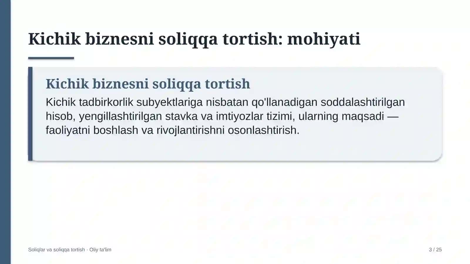 auditorlik tashkilotlarida kichik biznesni soliqqa tortish 1721 3