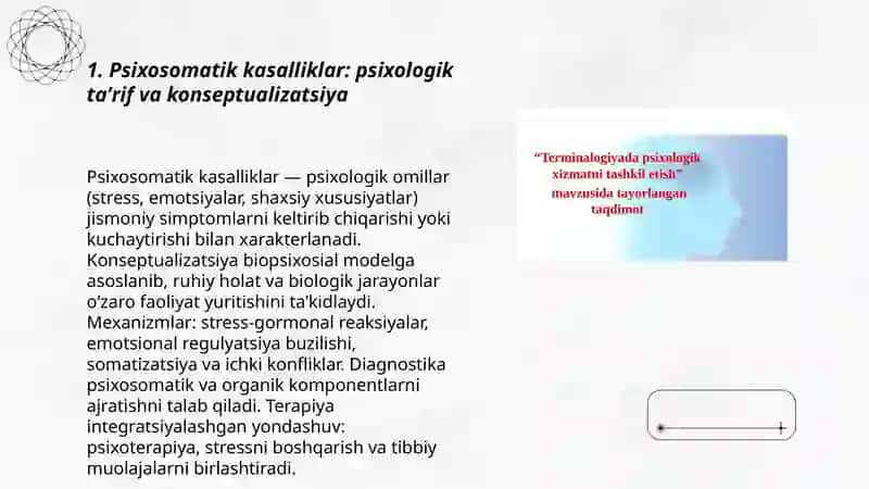 Psixosomatik kasalliklarning psixologik jihatlari 3