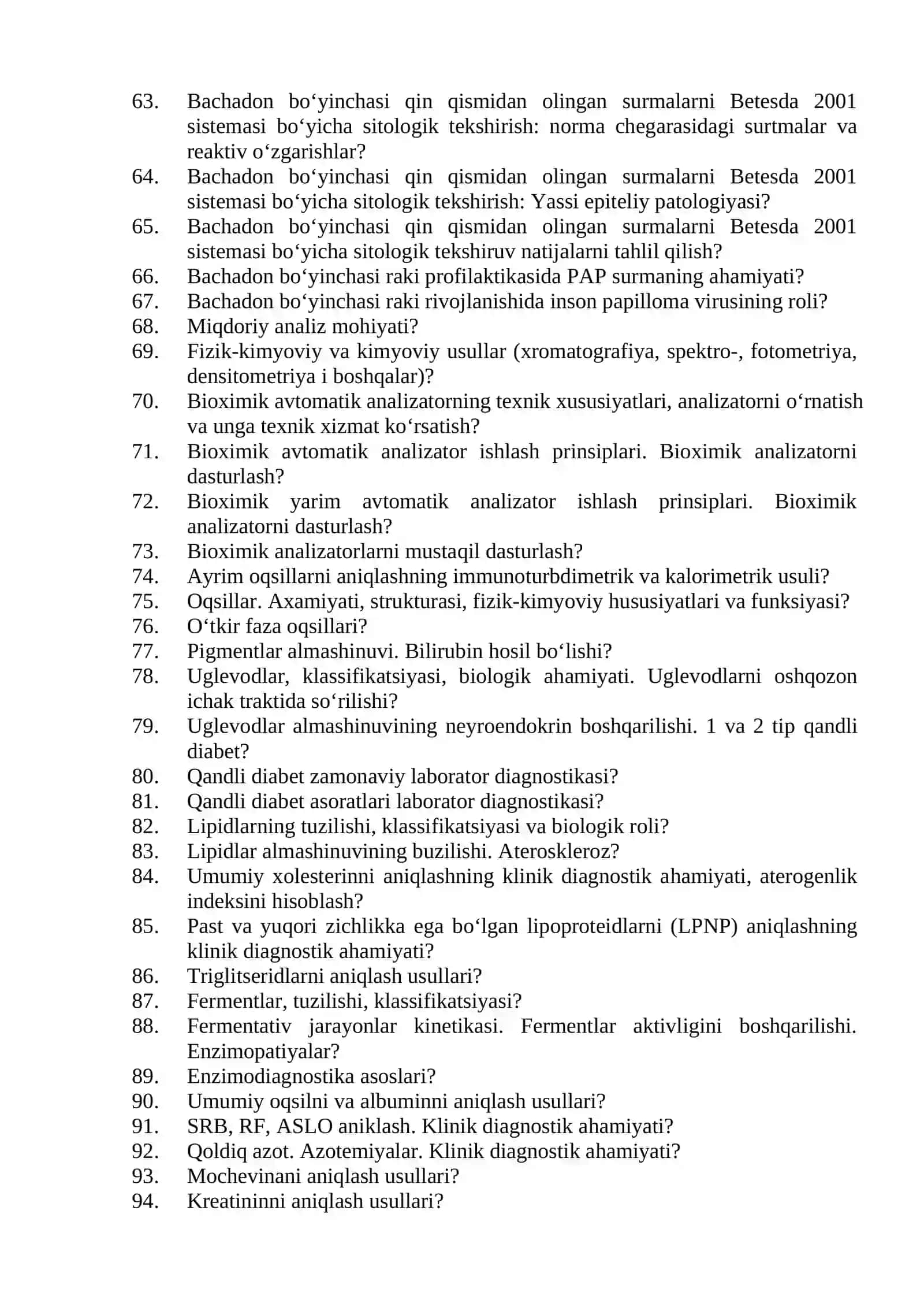Tibbiy Biologik Ish Mutaxassisligi 3