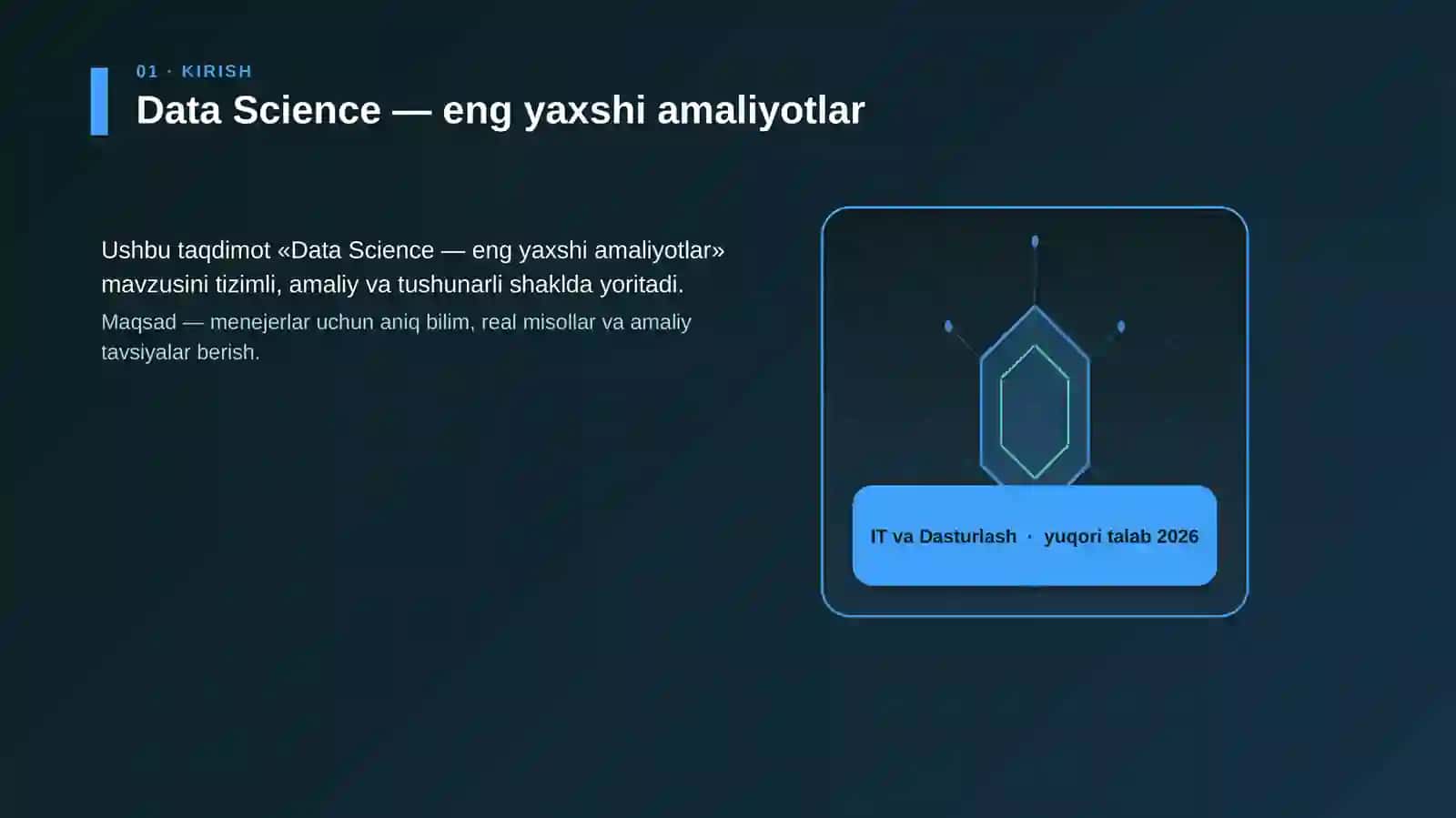 Data Science — eng yaxshi amaliyotlar 3
