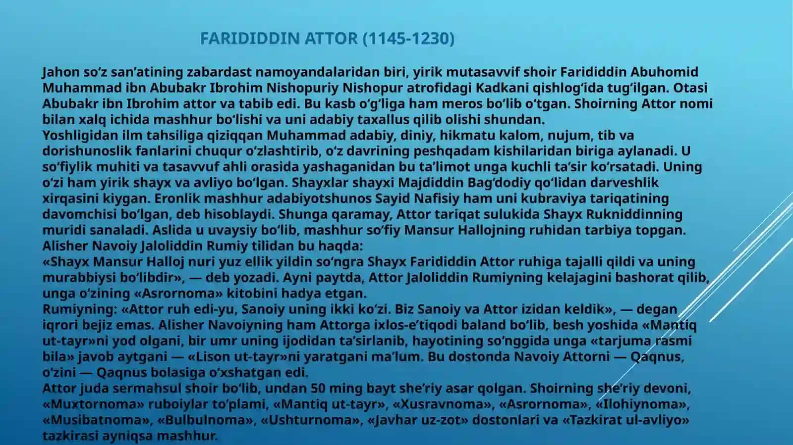FARIDIDDIN ATTOR 3