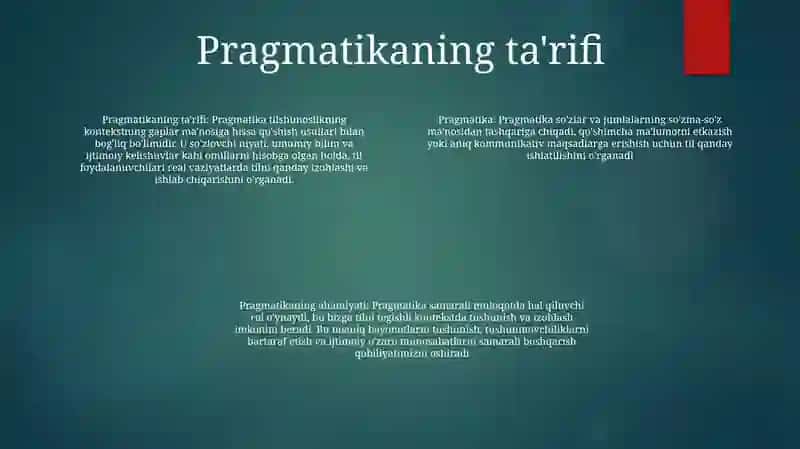 Pragmatika 3