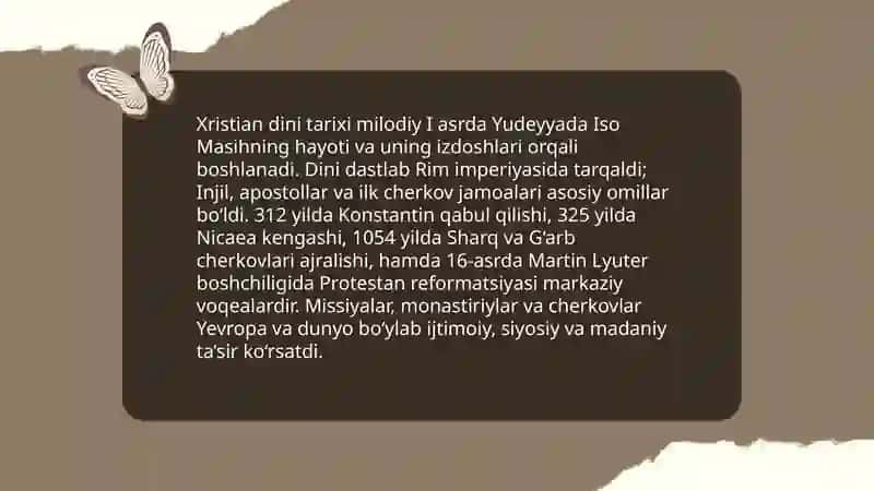 Xristian dini 3
