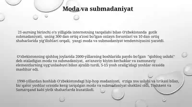 Submadaniyat tushunchasi va uning ko'rinishlari 3