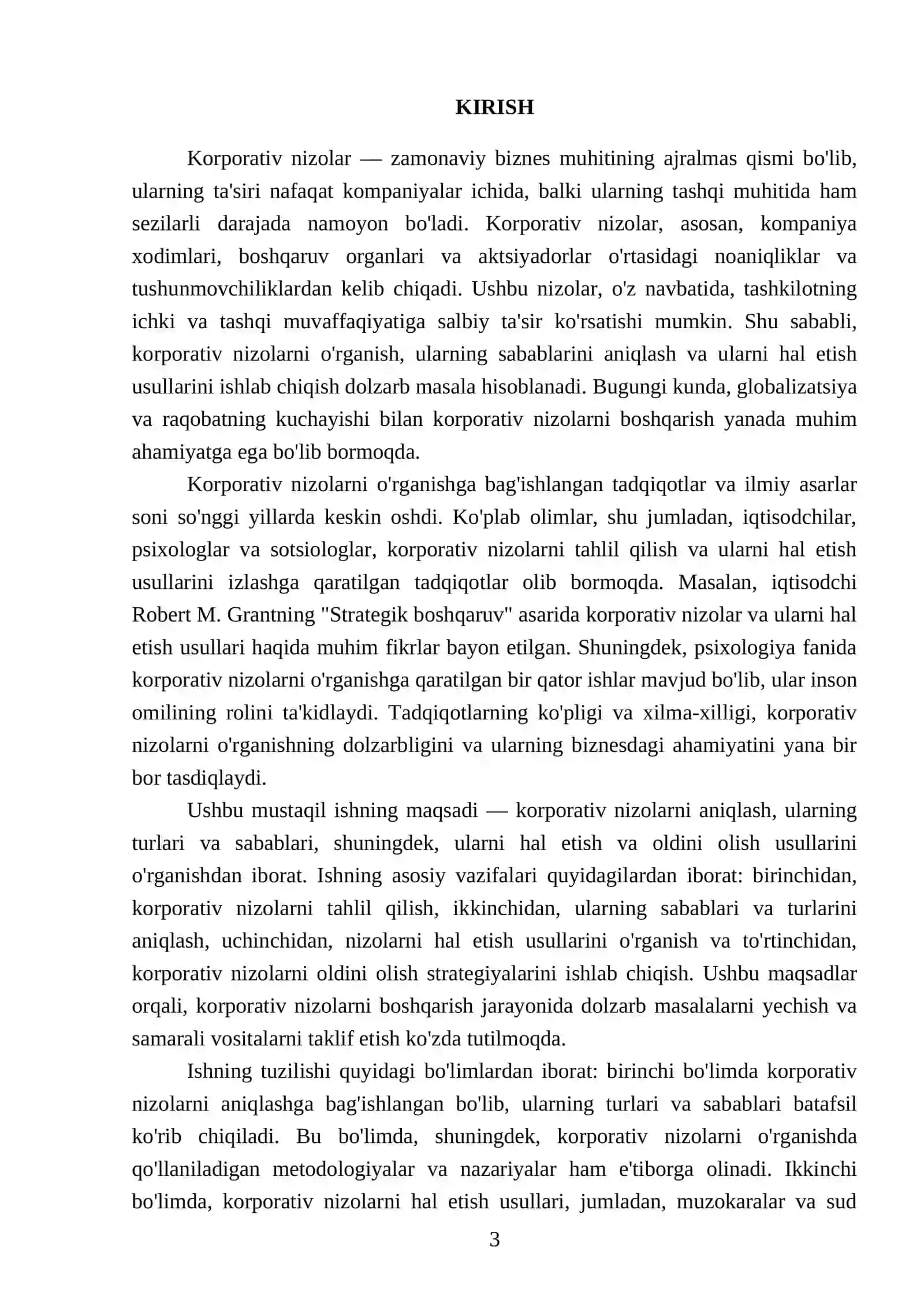 Korporativ nizolar 3