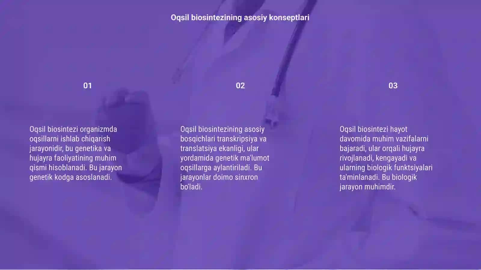 Oqsil biosintezi 3