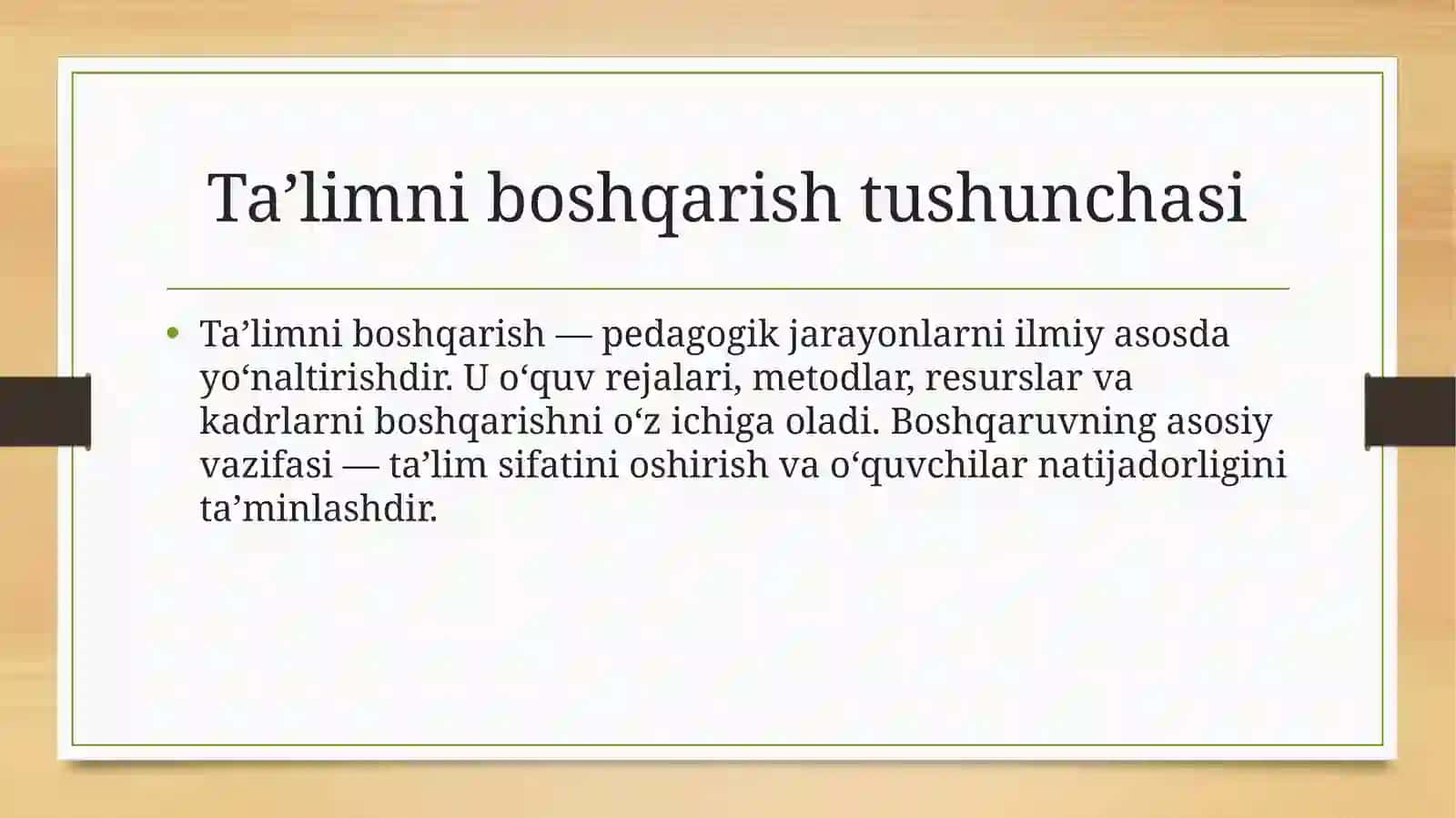 Ta'limni boshqarishning umumiy tamoyillari va mexanizmlari 3