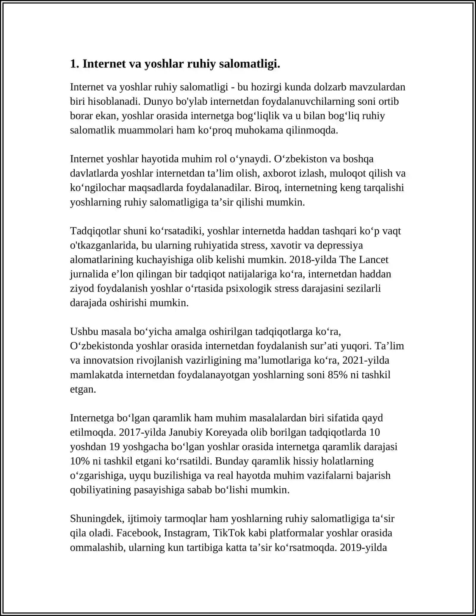 YOSHLAR O'RTASIDAGI OMMAVIY HODISALARNI IJTIMOIY-PEDAGOGIK QO'LLAB-QUVVATLASH 3