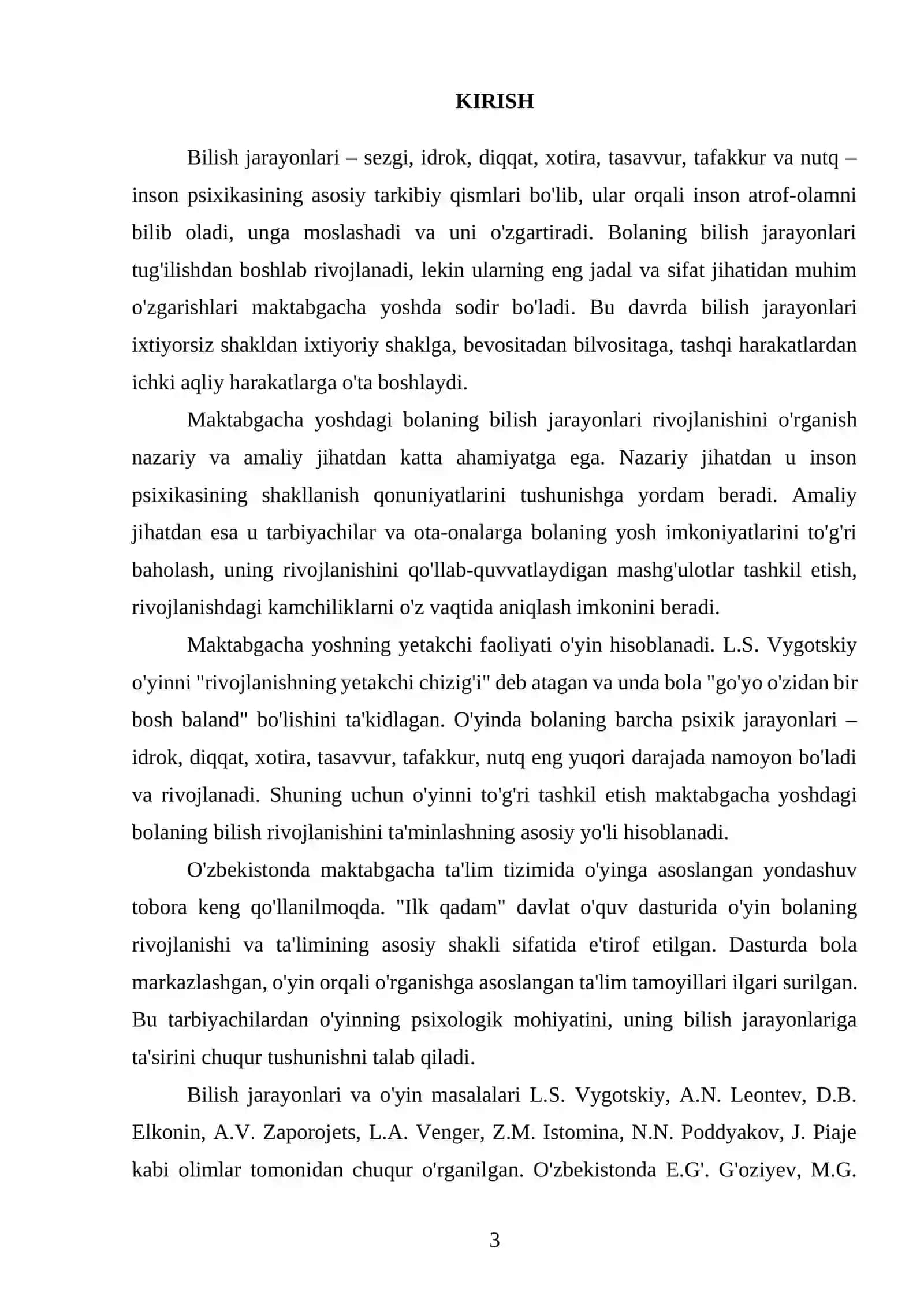 Bolalar psixologiyasi va psixodiagnostikasi 3