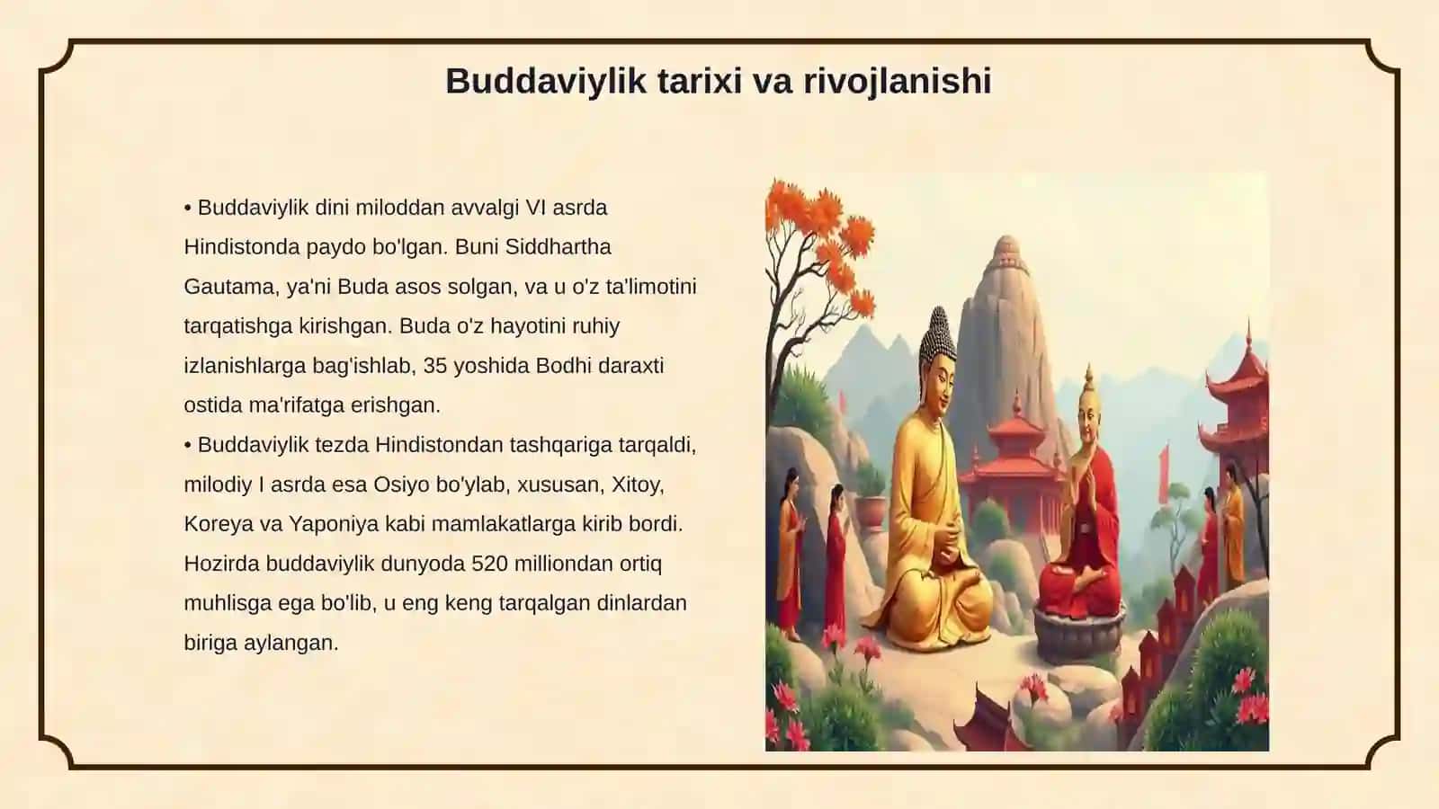 Buddaviylik dini ta’limoti va manbasi 3
