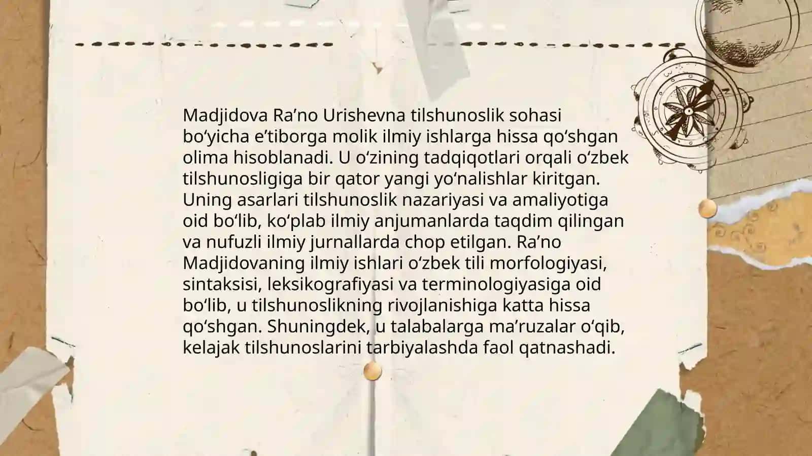 Madjidova Raʼno Urishevna 3