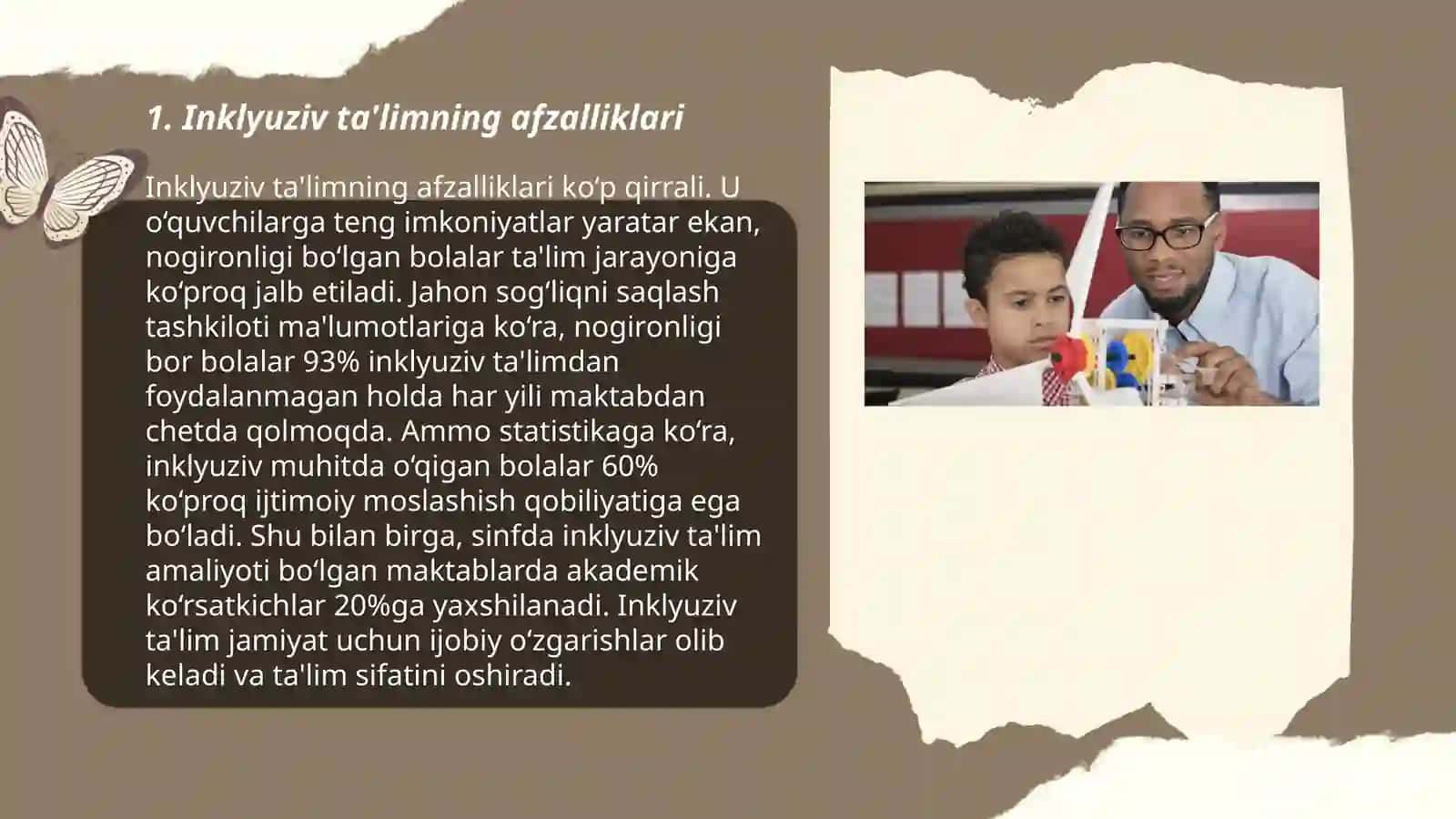 Inklyuziv ta'lim uchun xizmatlar 3