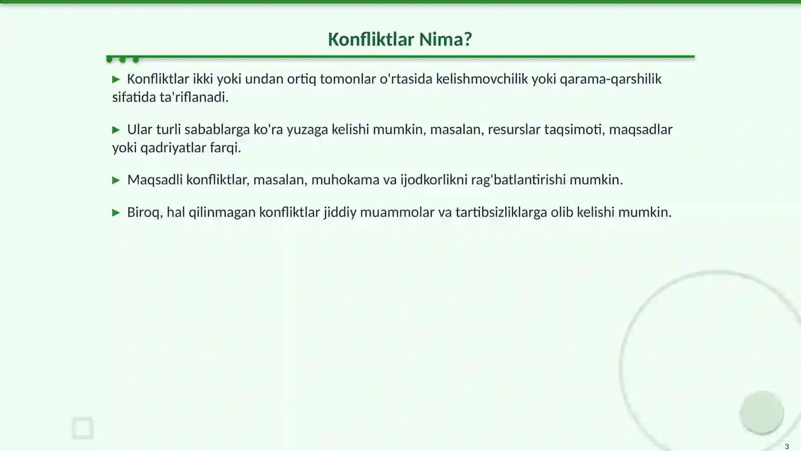 Konfliktlarni Boshqarish Tartiblari 3