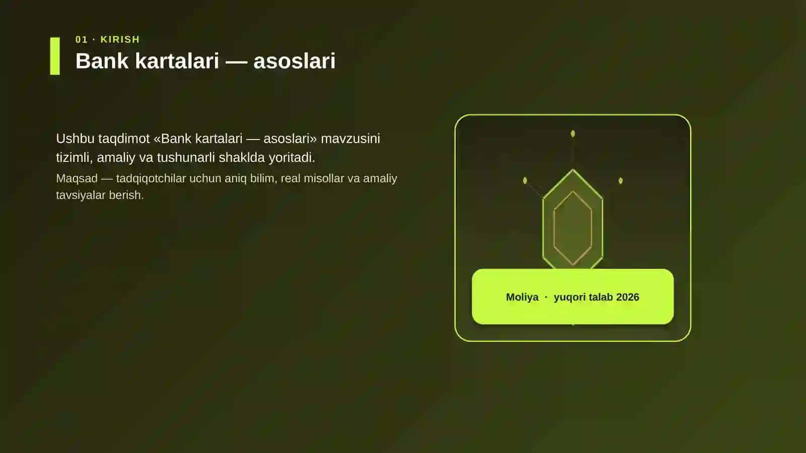 Bank kartalari — asoslari 3