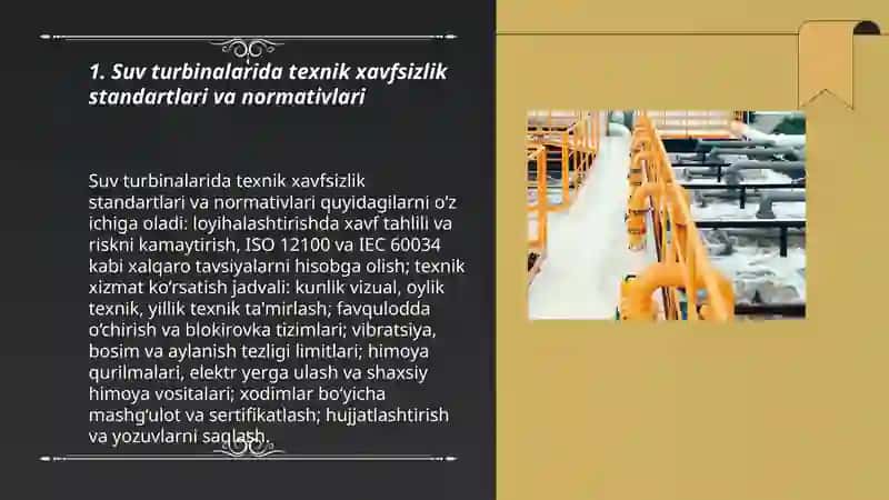 Suv turbinalarida texnik xavfsizlik 3