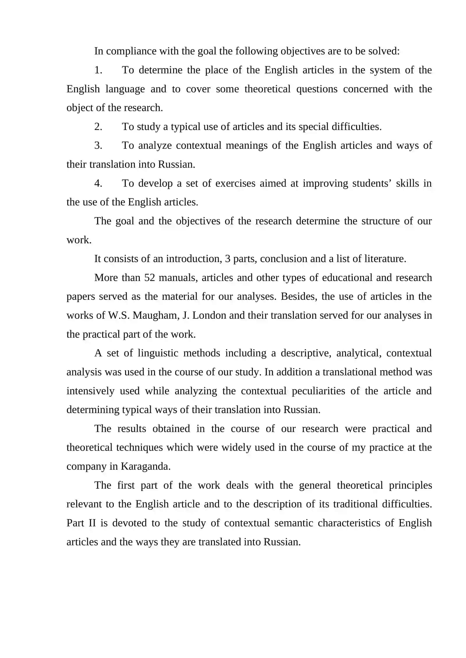 THE DEVELOPMENT OF ARTICLES 3