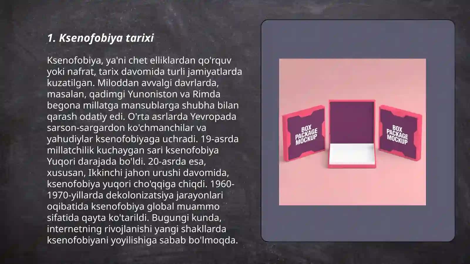 Ksenofobiya nima? 3