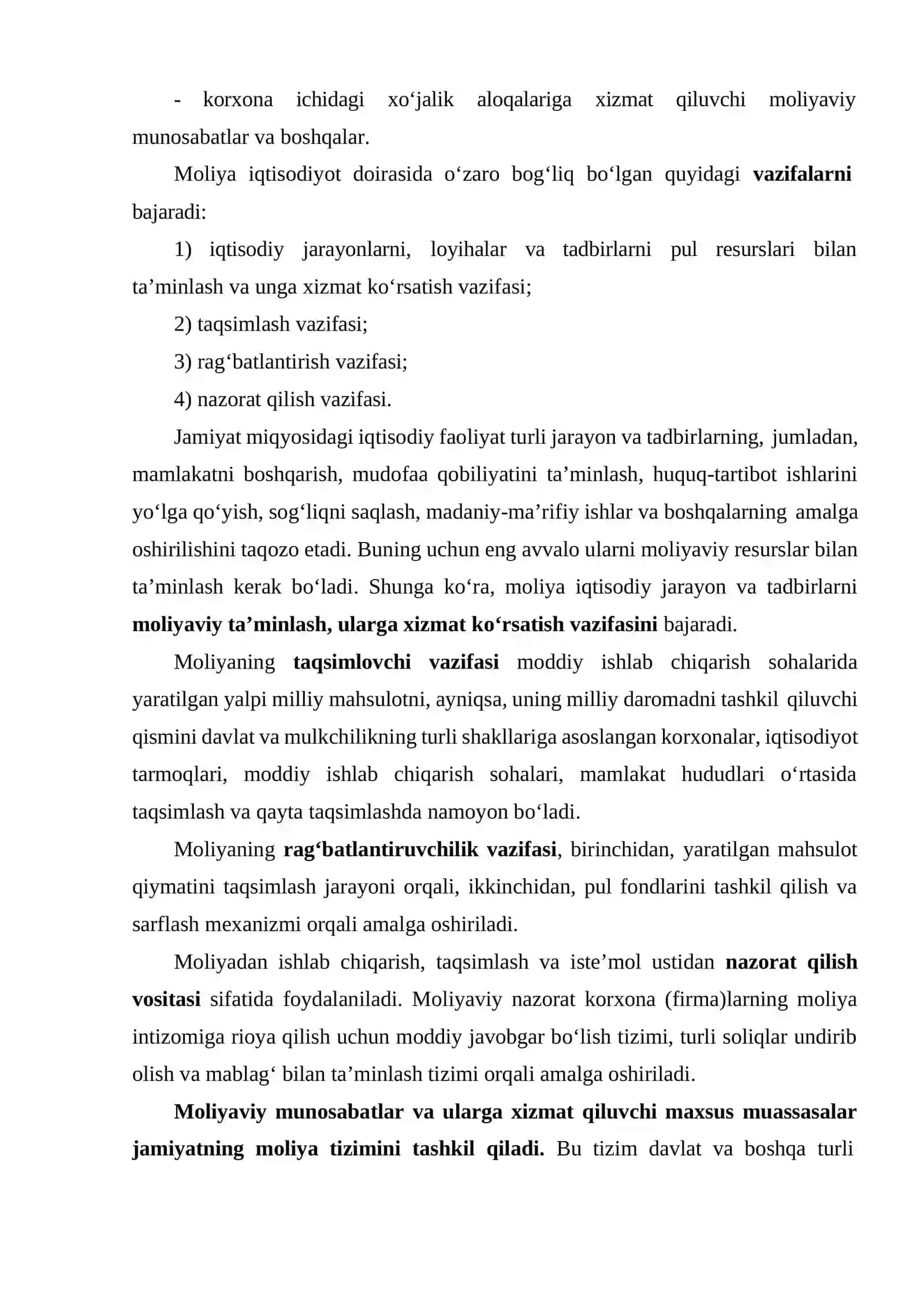 Moliya Tizimi va Maliyaviy Siyosat 3