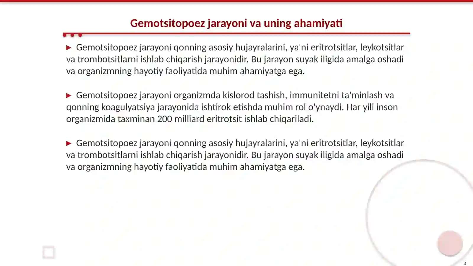 Gemotsitopoez 3